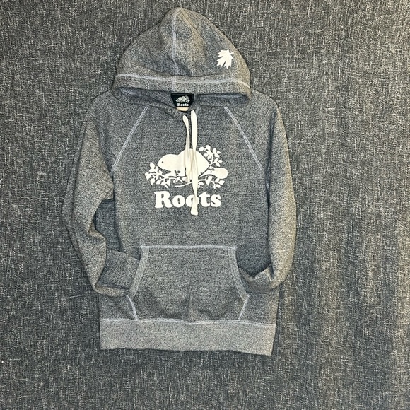 Roots salt and pepper grey traditional Unisex hoodie - Picture 1 of 13